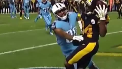 Incredible Helmet Catch by Antonio Brown