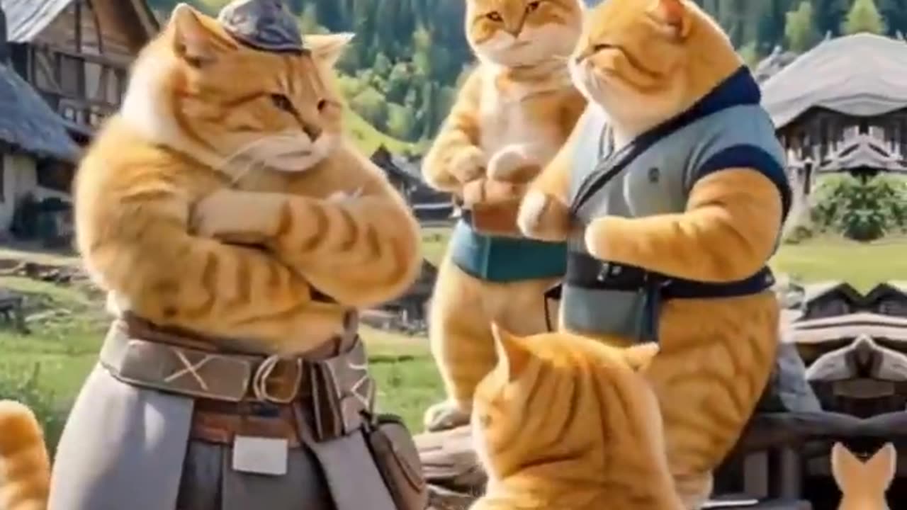 🔥 YOU WON'T BELIEVE THIS! Armed Chickens vs. Cat Gang: The ULTIMATE Hilarious Showdown! 🐔😼