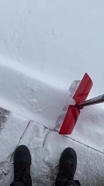 Satisfying Snow Shoveling in Winter Wonderland