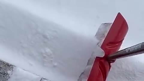 Satisfying Snow Shoveling in Winter Wonderland