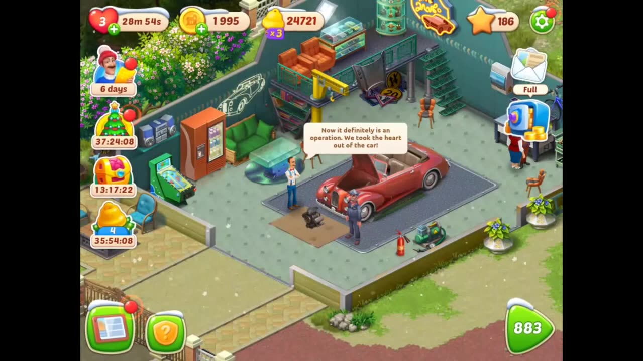 🏡Let’s Play Homescapes: Levels 874–882 ❄️Garage Renovations🚗