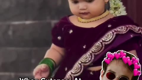 Cute baby girl 😍😘