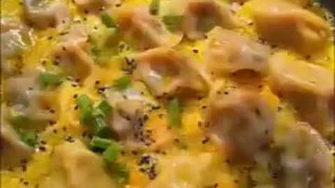 Dumplings Omelette Recipe❤️🤤🤤