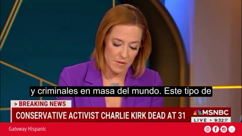 Jen Psaki blames Trump in response to the assassination of Charlie Kirk