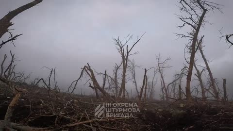 GoPro footage of the Third Assault Brigade fighters clearing enemy positions