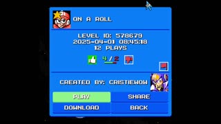 Mega Man Maker Level Highlight: "On a Roll" by CristieWow