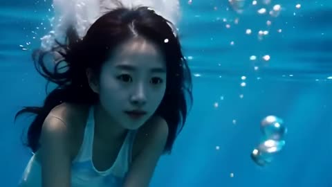 an Asian girl