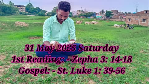Catholic Daily Gospel and Reading in Hindi 31 May 2025 | Today's Bible Verse | Aaj ka Susamachar