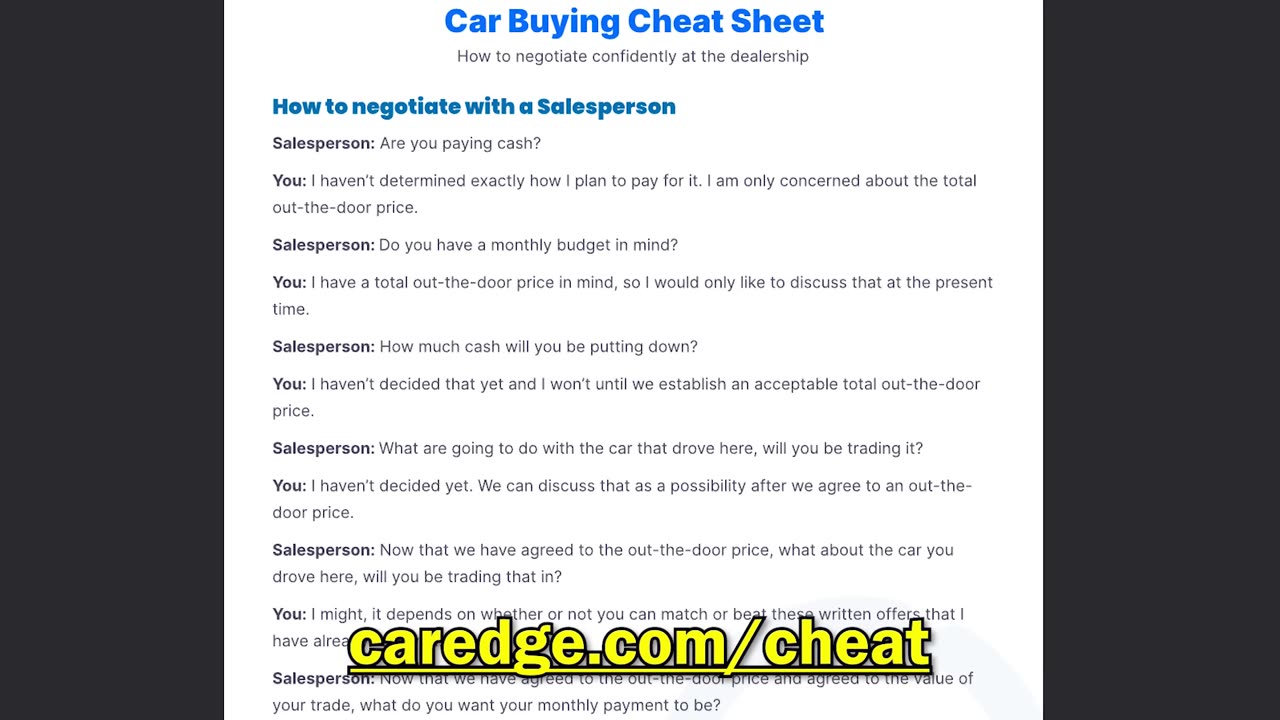 What REALLY Happens When a Car Salesperson Goes to ‘Talk to the Manager’? Former Dealer Explains