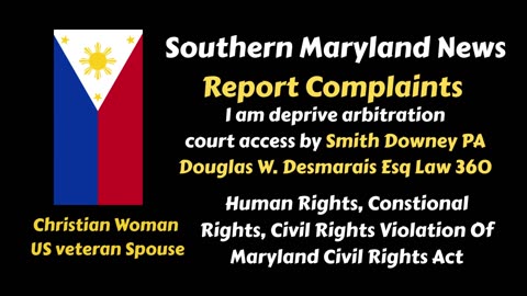 SoMdNews/ Jesse Yeatman / Wynn Matt Report US Veteran Spouse Violated Human Rights / Newsmax