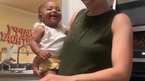 Baby Loses It Over Crushed Garlic 😂🧄 #shorts #viralvideo #viral #trending