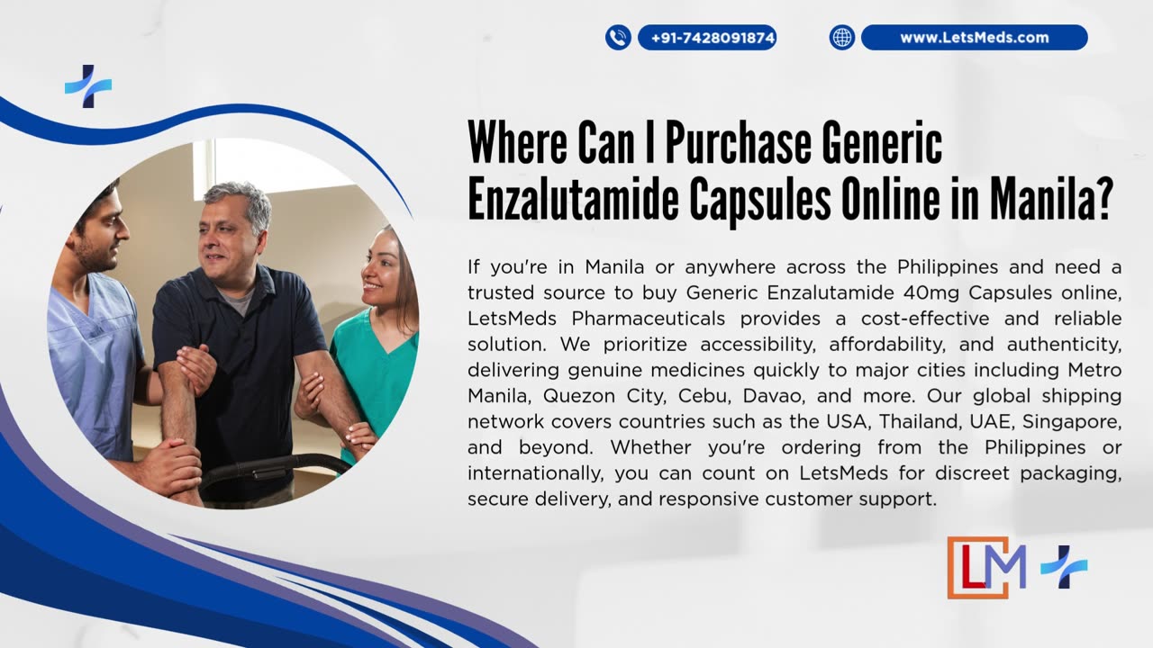 Enzalutamide Capsules Cost Philippines