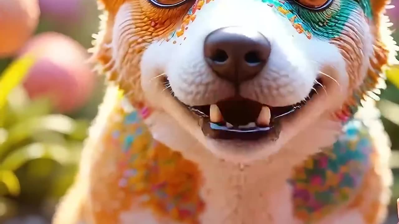 Candy Dog 👀👈✌️ #AiArt