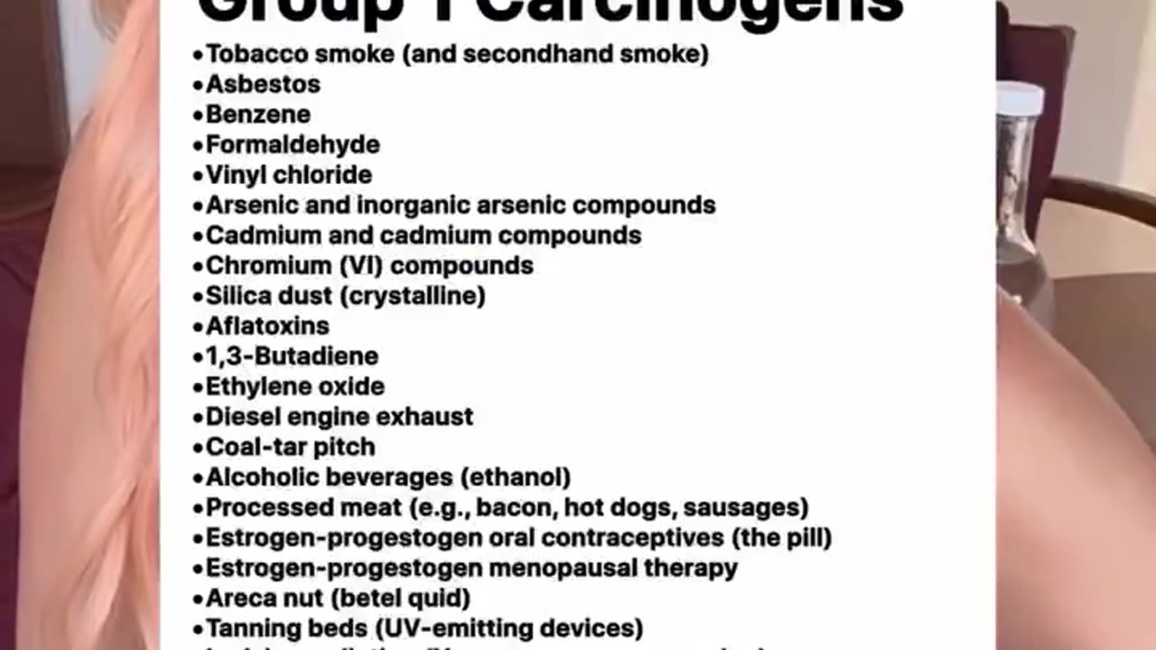 Wait what, The WHO class Birth Control as a Group 1 Carcinogen