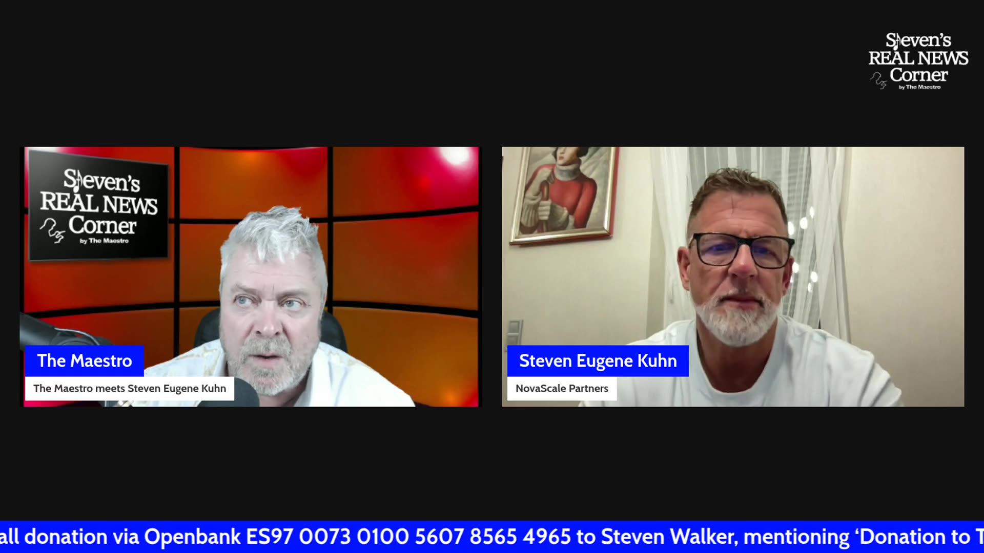 THE MAESTRO MEETS STEVEN EUGENE KUHN - THURSDAY AUGUST 21st, 2025