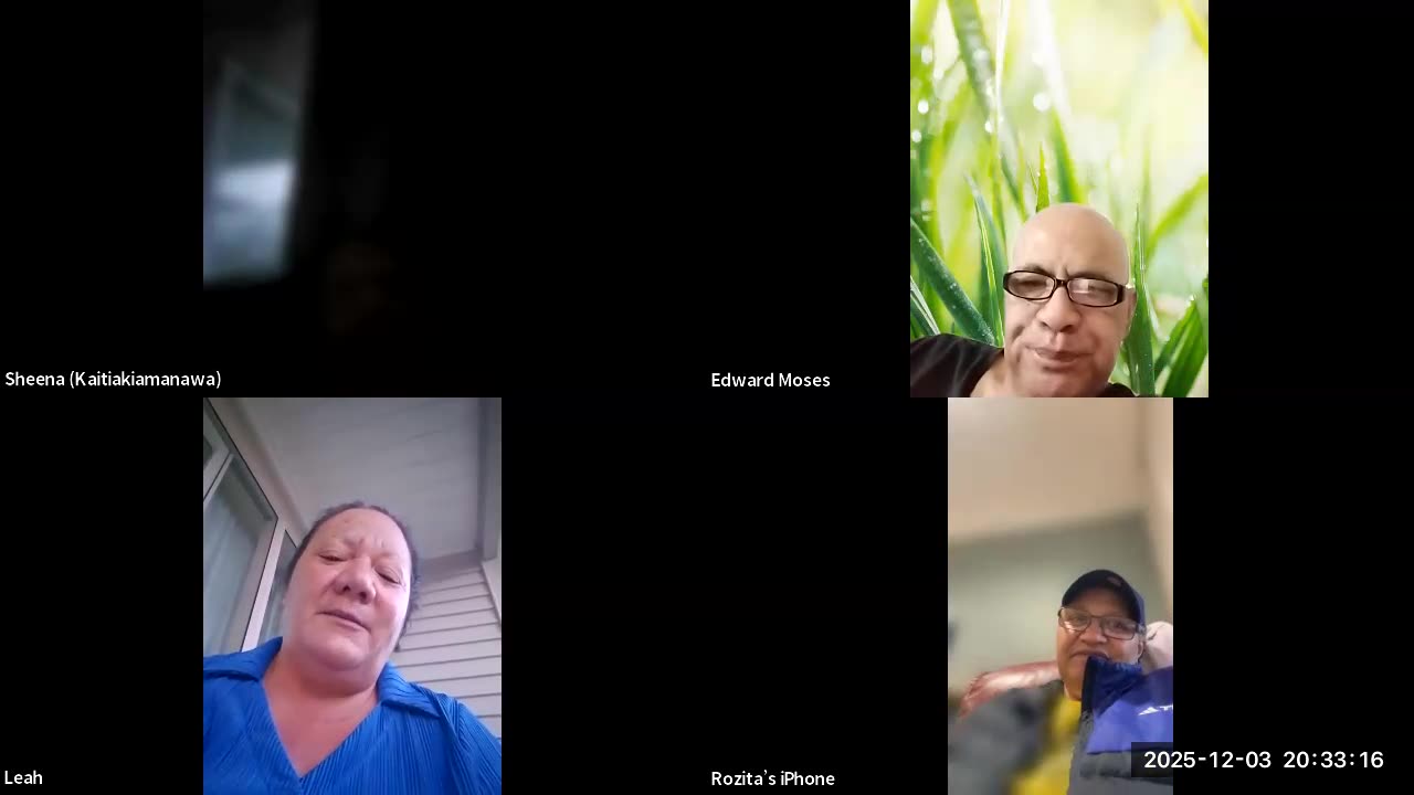 Ko Huiarau Zoom for December with Edward Moses