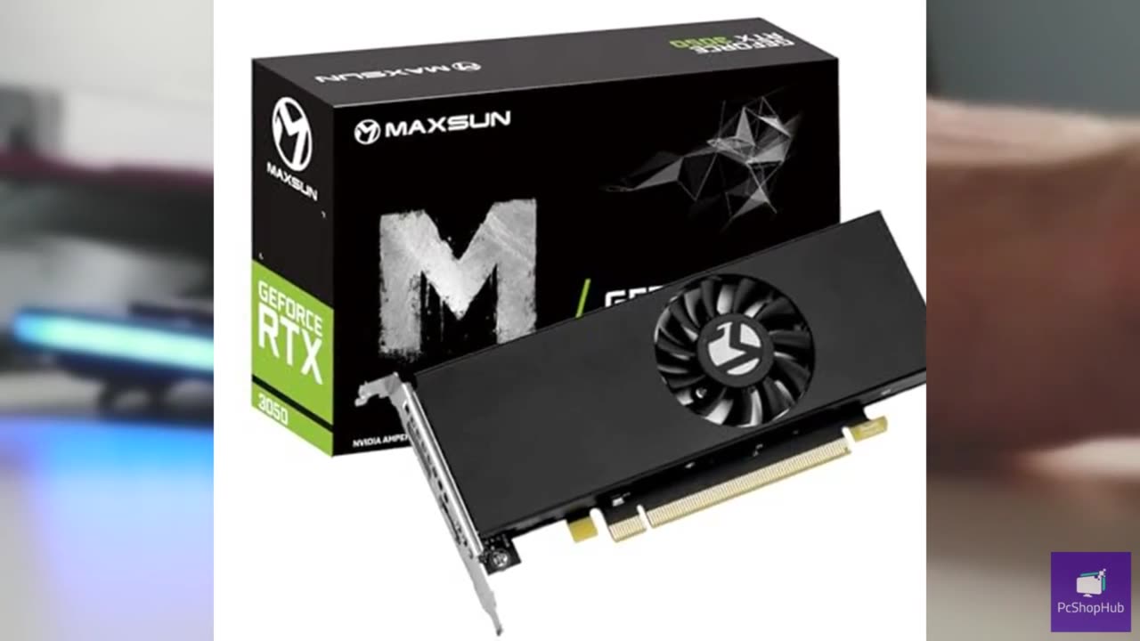 maxsun GeForce RTX 3050 6GB Graphics Cards GDDR6 Video Graphics Card GPU for Gam