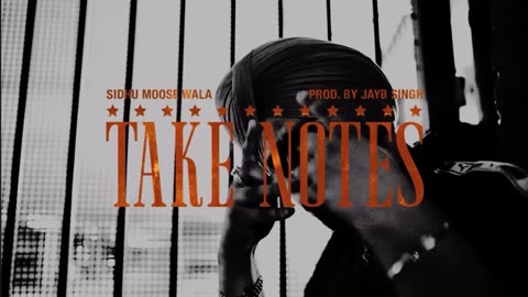 TAKE NOTES ( Official Audio) Sidhu Moose Wala Latest Punjabi Songs 2025