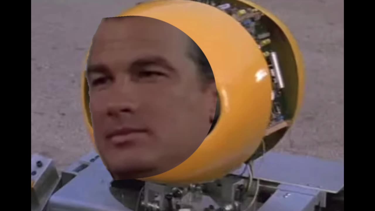 Seagal-bot Crushes Balls