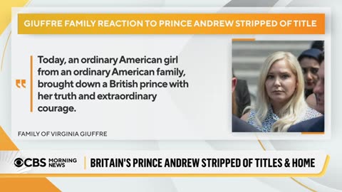World reacts after Prince Andrew is stripped of titles and home as Epstein controversy persists
