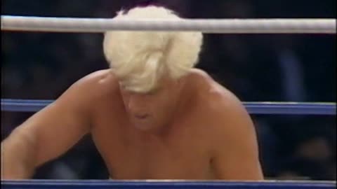(1991.03.21) Tatsumi Fujinami vs Ric Flair - Double Title Match - NJPW Starrcade