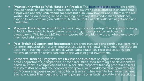 8 Must-Have Features of Corporate Training Programs