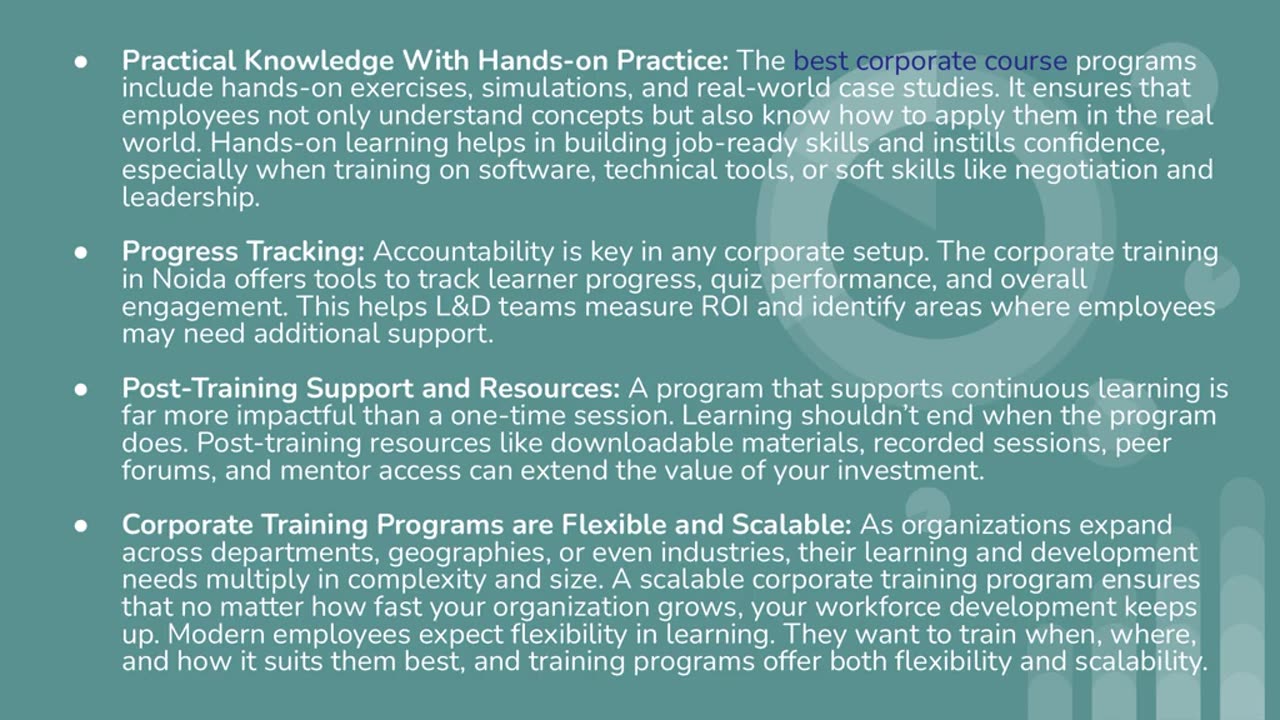 8 Must-Have Features of Corporate Training Programs
