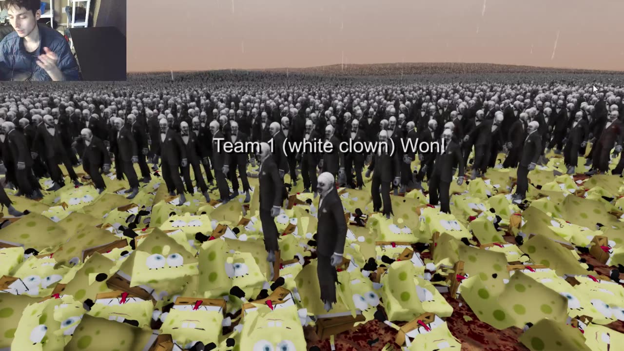 One Million SpongeBob SquarePants VS One Million Clowns In The Ultimate Epic Battle Simulator 2