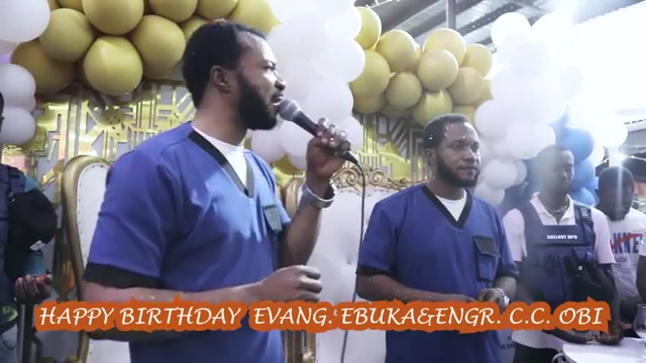 A COLOURFUL SURPRISE BIRTDAY PARTY FOR EVANG. EBUKA & ENGR. C.C OBI PART 2. 1 year ago