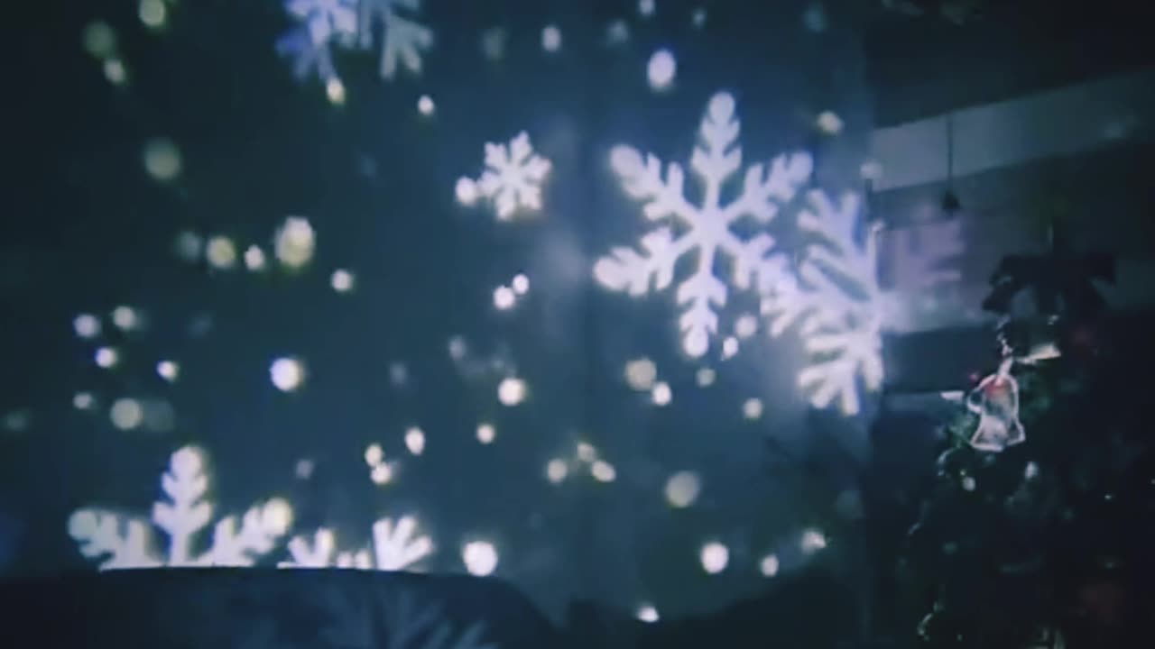 USB Snowflake Projector ❄️ | Turn Any Wall into a Winter Wonderland