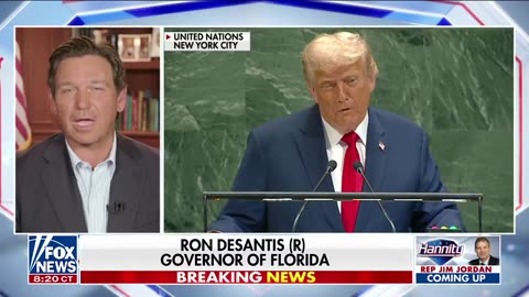 Governor Ron DeSantis says Congress should DEFUND the United Nations...