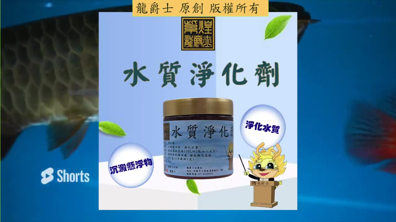 【龍爵士】千問千答 Q216 粉狀的消化菌可以讓水質清澈嗎