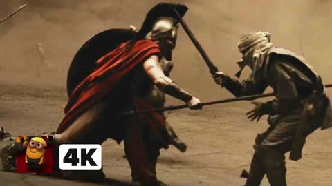 300 (2007) 4K - The Warrior King Scene _ Movieclips