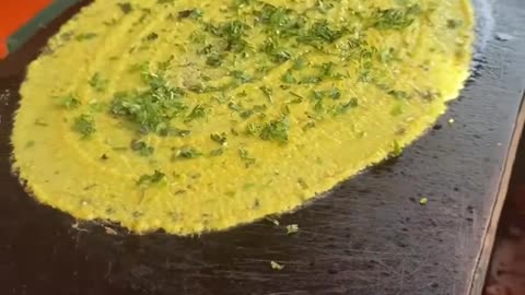 Indian Street Food Pancake Snack
