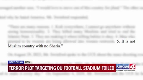 Oklahoma child pornographer living at his mom's house plotted terror attack at OU football stadium