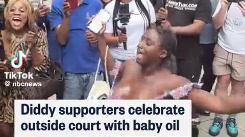 😂😱 Diddy Supporters Celebrate Verdict With Baby Oil... NOT! | FunFM