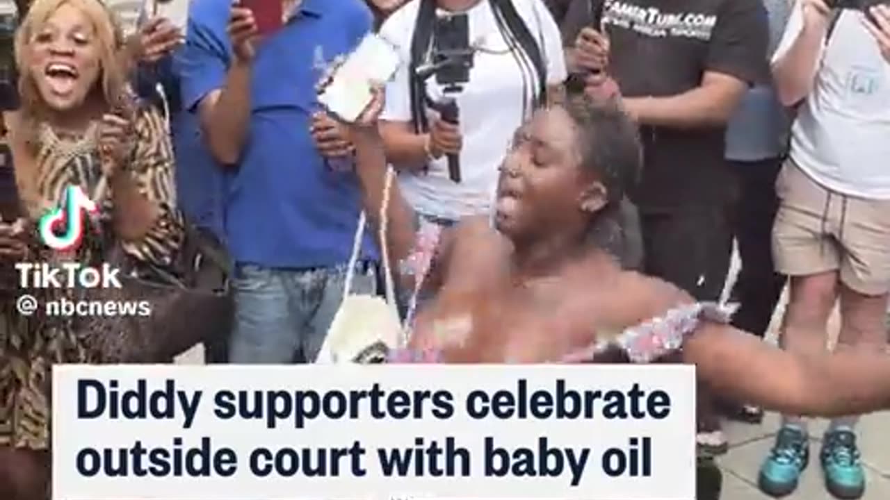 😂😱 Diddy Supporters Celebrate Verdict With Baby Oil... NOT! | FunFM