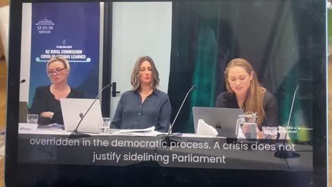 Brave women at today’s NZ COVID-19 inquiry