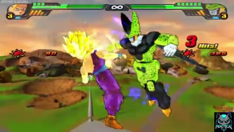 Teen Gohan vs Perfect Cell | Dragon Ball Z Budokai Tenkaichi 3 (PS2)