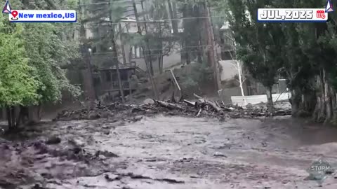 New Mexico Catastrophic Flash Floods Sweep Away Homes