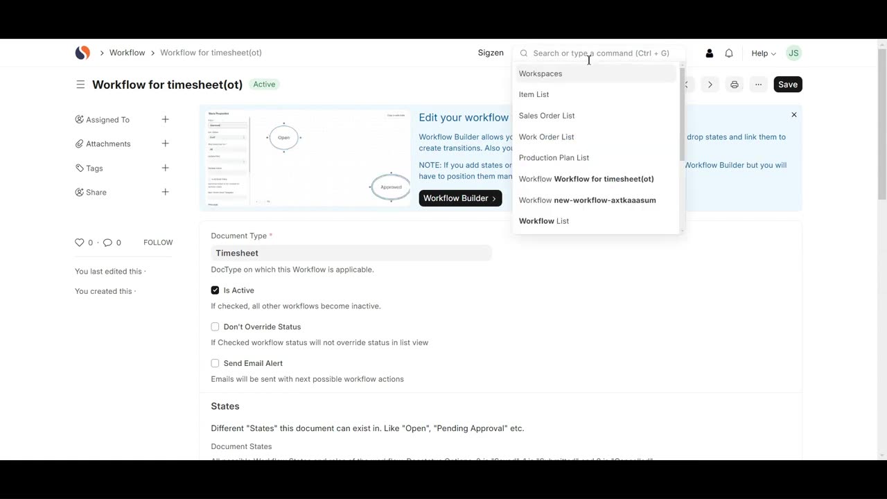 SigzenERP - Unlock the Secrets to Mastering Workflows