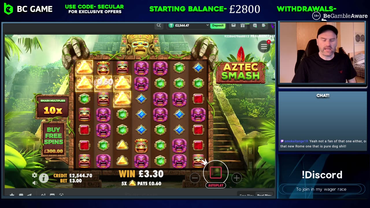 Friday night Gambling @BCgame - !discord to join my free £100 giveaway! #slots #casino #bcgame