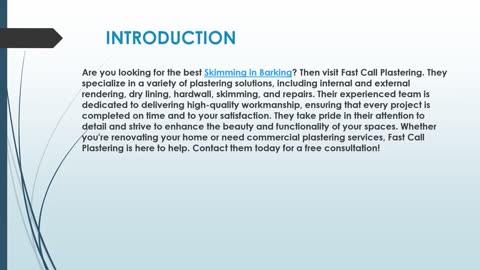 Looking for the best Skimming in Barking