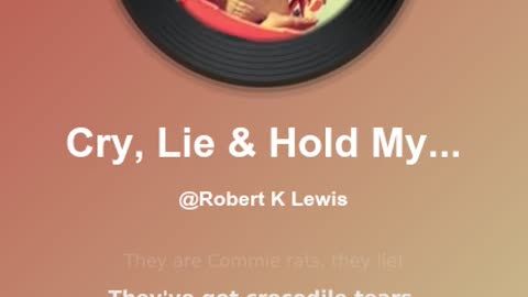 Cry, Lie & Hold My Beer