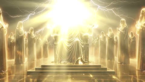He ascended to the throne room and came back with a message