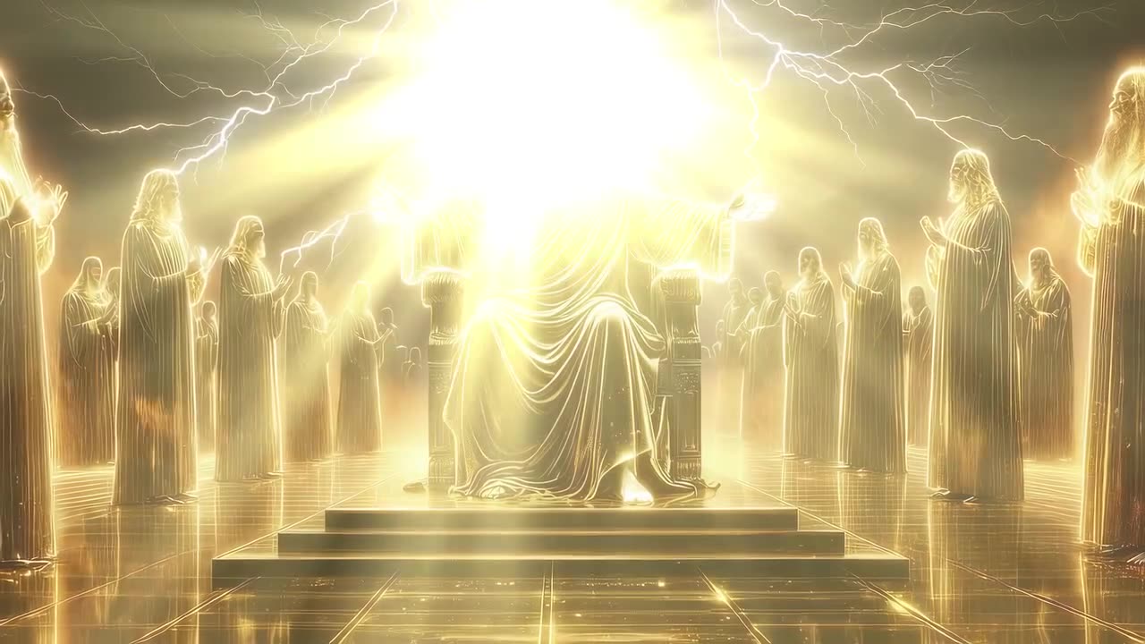 He ascended to the throne room and came back with a message
