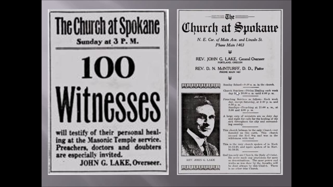 John G. Lake The Marvel of God's Touch 1917 Part II