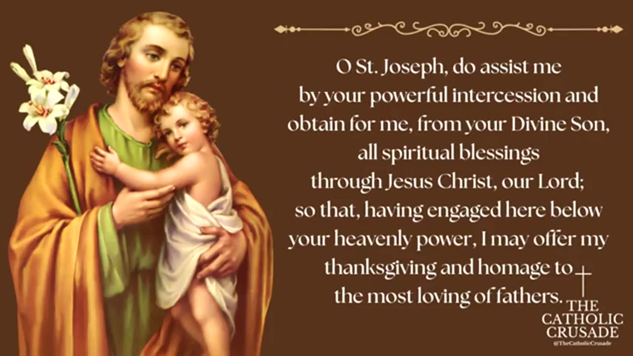 Prayer for St Josephs Intercession An Ancient Prayer for St Josephs Protection (mirror)