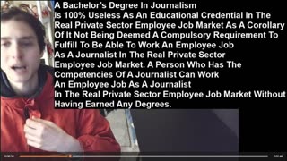 A Bachelor’s Degree In Journalism Is 100% Useless As An Educational Credential In Job Market
