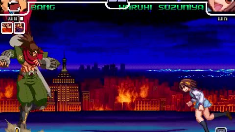 Bang Shishigami, Eiji Kisaragi, and Strider Hiryu (Me) vs Haruhi